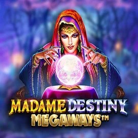 Madame Destiny Megaways logo by Pragmatic Play Novibet Casino