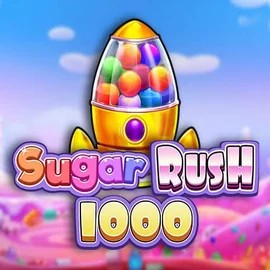 Sugar Rush 1000 logo by Pragmatic Play Novibet Casino