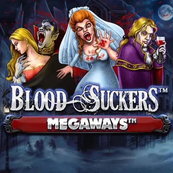 Blood Suckers Megaways slot logo by Red Tiger Gaming at Novibet Casino