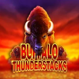 Official Slots logo: Buffalo Thunderstacks by Amatic Industries at Novibet Casino